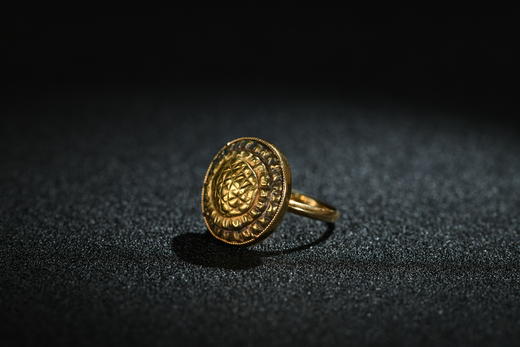 向阳葵花——老黄金戒指 商品图2