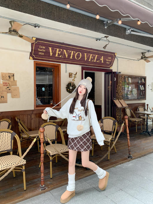 <曾小咸推荐>2.3现货秒杀 ！微信超特价！动物植绒刺绣卫衣 日常189.99 立减100 秒杀89.99！！ 商品图8