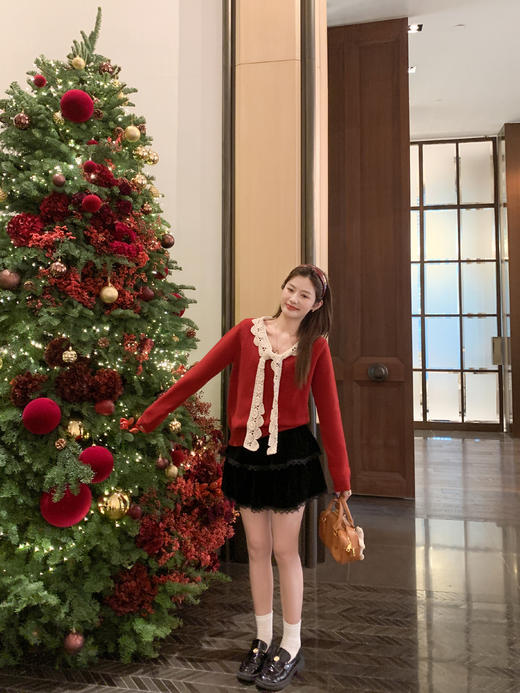 <曾小咸推荐>2.6现货秒杀 ！微信超特价！蕾丝边针织衫 日常169.99 立减80 秒杀89.99！！半身裙 秒杀69.99！ 商品图13