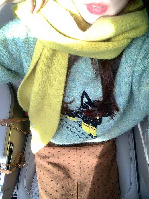 <曾小咸推荐> 2.5 现货秒杀 ！微信超特价！韩系小猫刺绣毛衣 日常209.99 立减120 秒杀89.99！！ 商品图6