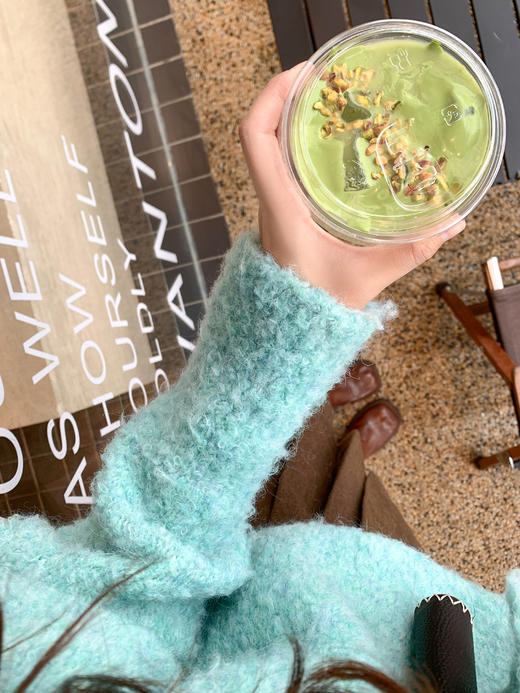 <曾小咸推荐>2.3现货秒杀 ！微信超特价！薄荷蓝连帽毛衣 日常199.99 立减100 秒杀99.99！！ 商品图6