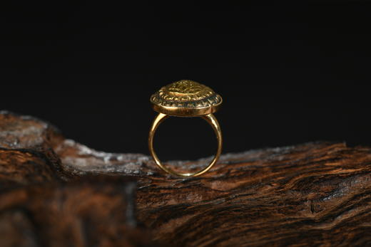 向阳葵花——老黄金戒指 商品图0