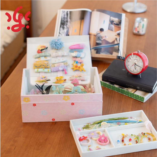 古古楽马年可爱收纳系列  马上平安收纳带  花花派对收纳盒【HZ】 商品图3