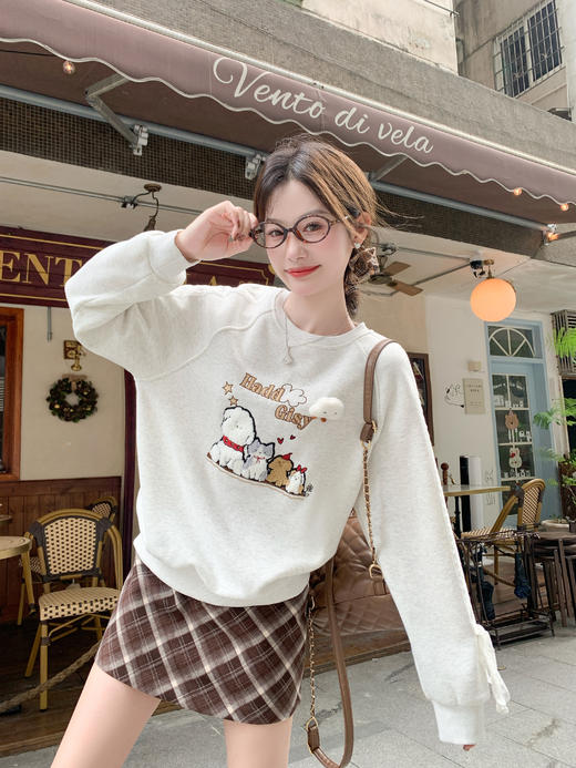 <曾小咸推荐>2.3现货秒杀 ！微信超特价！动物植绒刺绣卫衣 日常189.99 立减100 秒杀89.99！！ 商品图12