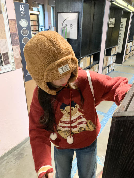 <曾小咸推荐>2.4现货秒杀 ！微信超特价！连帽小熊毛衣 日常169.99 立减70 秒杀99.99！！ 商品图8