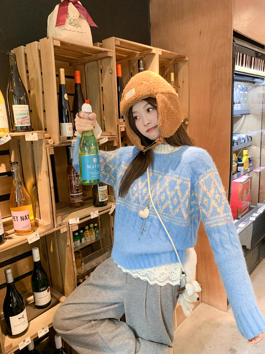 <曾小咸推荐> 2.5 现货秒杀 ！微信超特价！韩系费尔岛麻花毛衣 日常189.99 立减100 秒杀89.99！！ 商品图11