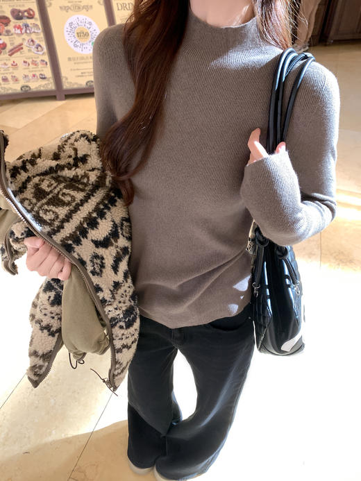 <曾小咸推荐>2.4现货秒杀 ！微信超特价！2色韩系加绒微喇牛仔裤 日常229.99 立减130 秒杀99.99！！米白色毛衣秒杀89.99！ 商品图9