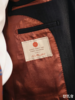 杰尼亚 Cloth Ermenegildo Zegna Traveller Four Seasons 藏蓝色人字纹全麻衬西装套装 商品缩略图5