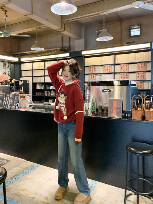 <曾小咸推荐>2.4现货秒杀 ！微信超特价！连帽小熊毛衣 日常169.99 立减70 秒杀99.99！！ 商品图11