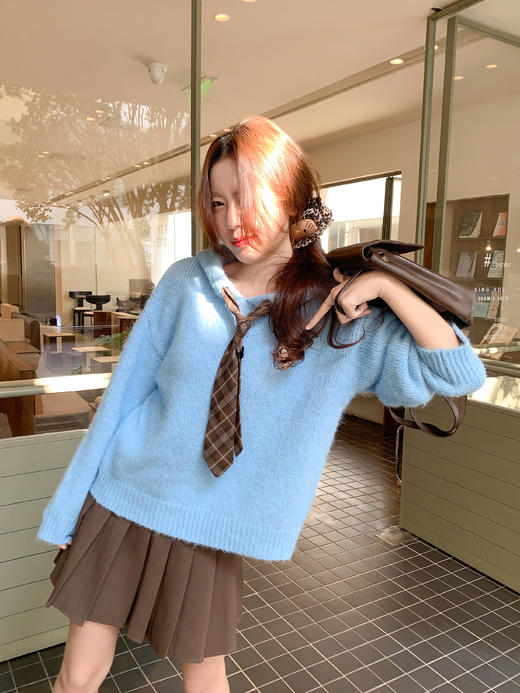 <曾小咸推荐>2.4现货秒杀 ！微信超特价！学院风连帽毛衣 日常219.99 立减130 秒杀89.99！！ 商品图9