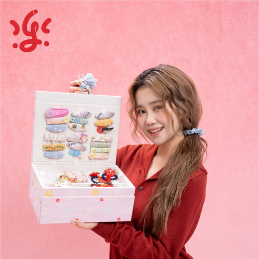 古古楽马年可爱收纳系列  马上平安收纳带  花花派对收纳盒【HZ】 商品图2