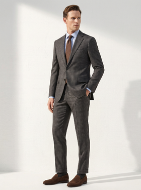 「84款可选」Scabal The Royal 皇家澳洲美丽诺羊毛全麻衬西装套装