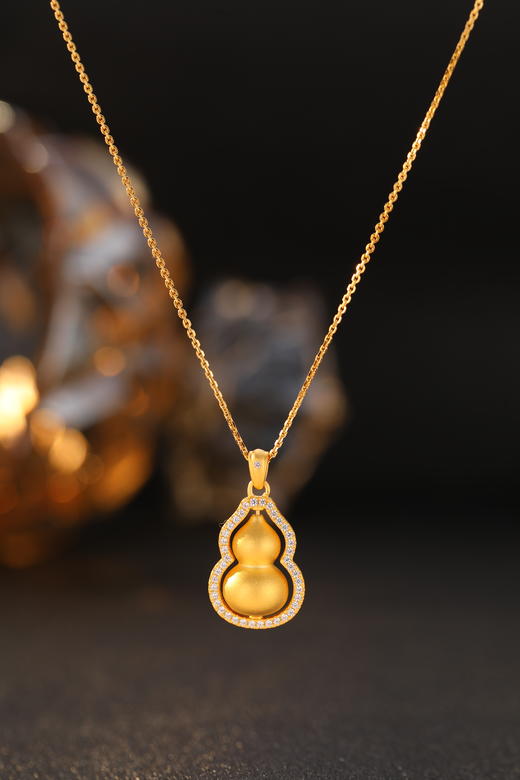 福禄双全  财源广进 葫芦福禄 好运相伴  银镀金开年首饰 做自己的幸运星 （非质量问题 不退不换） 商品图3