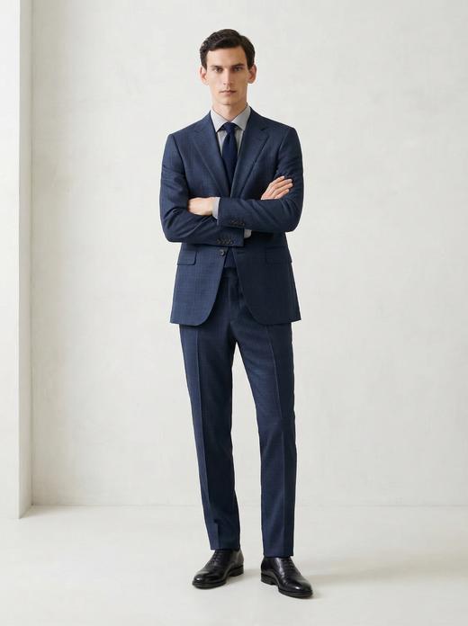 「40款可选」杰尼亚 Cloth Ermenegildo Zegna Traveller Four Seasons 全麻衬西装套装 商品图1