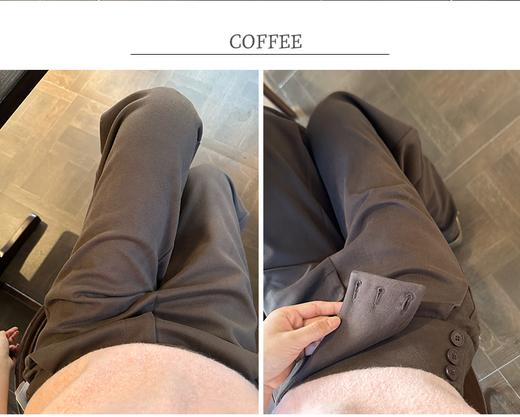 【YW】无忧购春季新款三扣设计感高腰简约阔腿女款西装裤Q-8621（截单3-5天发货) 商品图8