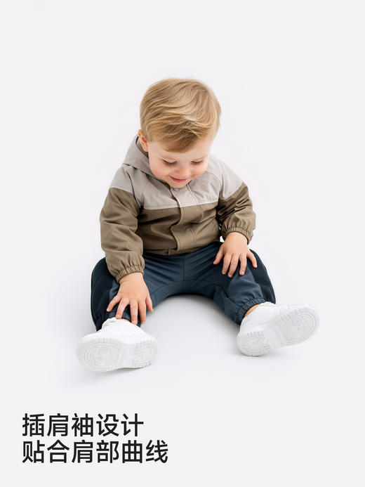 英氏儿童防晒衣男童连帽防晒衣春秋户外休闲皮肤衣YRWVJ1S006A 商品图3