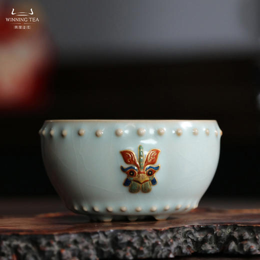 问鼎鼎峰系列天青鸡首战鼓杯（金鸡独立） 商品图0