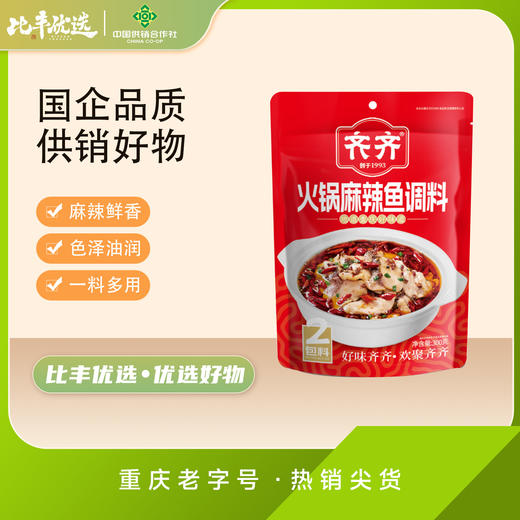 齐齐火锅鱼麻辣鱼调料 商品图0