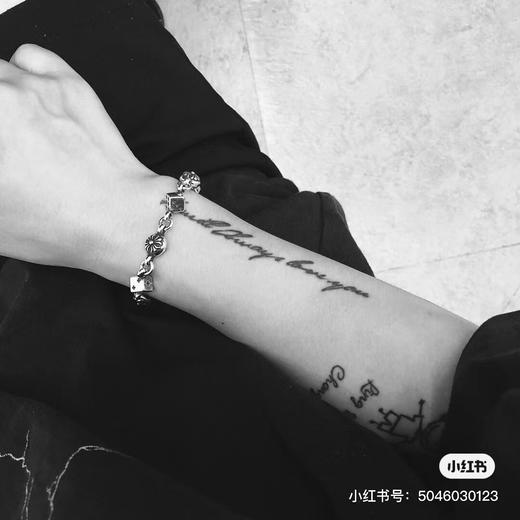 F012831泰银工艺长度可调骰子十字花手链 商品图6