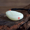 【天然正品】天然新疆料细腻油润度佳黄铭玉雕千手观音平安无事牌和田玉吊坠项链64.7*35.3*14.1MM（皆取最大值）090126NJT45 商品缩略图8