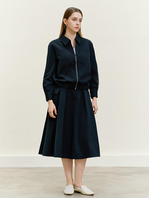 【短款风衣外套】26年春季新品女生100%聚酯纤维拉链款外套 商品图1