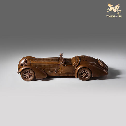 铜师傅  见微系列《不朽之旅（B款）》机车模型 创意家居紫铜摆件 商品图3