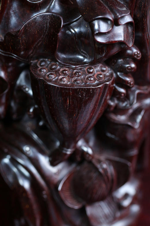 【青山特惠】净瓶观音 小叶紫檀包浆老料金星摆件 b12 商品图8