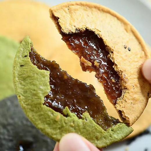 古早味肚脐饼 |  一袋吃到混拼三个口味 经典红糖原味x营养五黑味x清新抹茶味 匠心手作 暖暖红糖夹心 商品图1