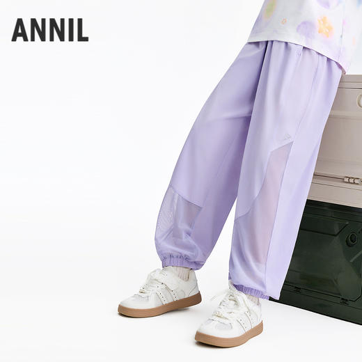 男女童全腰梭织单裤夏季新款安奈儿童装EM626558 商品图1