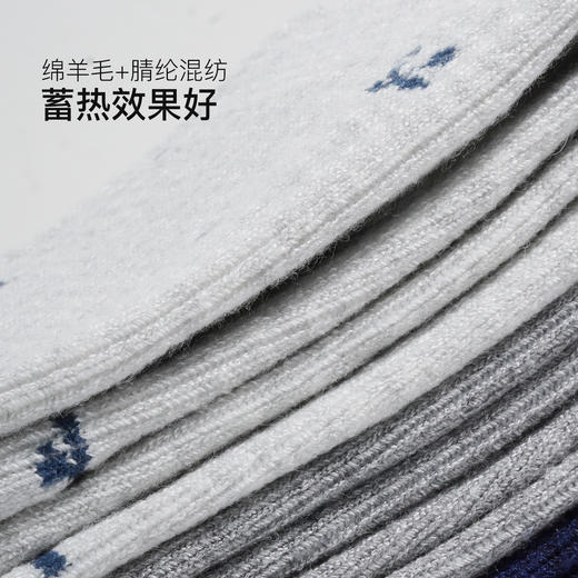 【满3双/34.9元】【秀黛】女士羊毛休闲中筒袜女士袜子【1双】S6220606T【门店同款】 商品图1