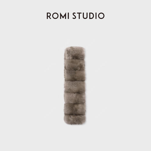 ROMI STUDIO“俄罗斯紫丨貂”奢贵原貂色高级围巾围脖 RWCWPG6915 商品图1