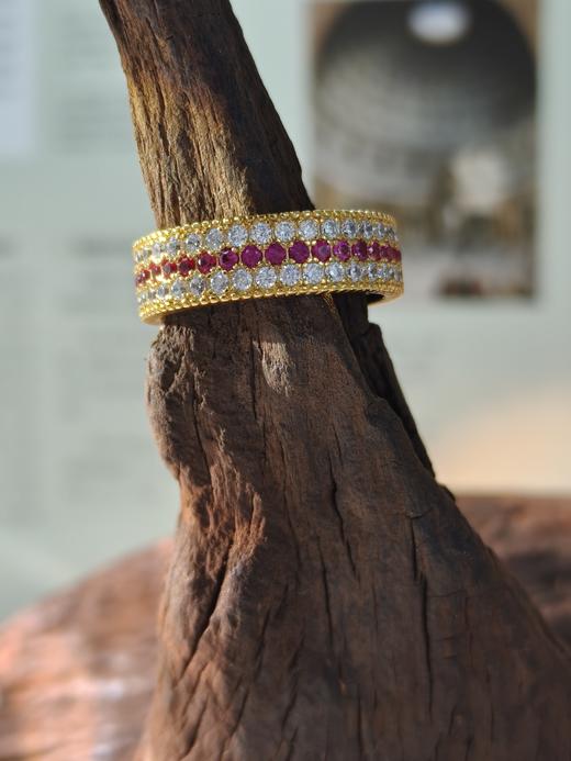 新年好运  喜上眉梢戒指   招财纳吉  福运绵绵  银镀金首饰（非质量问题  不退不换） 商品图1