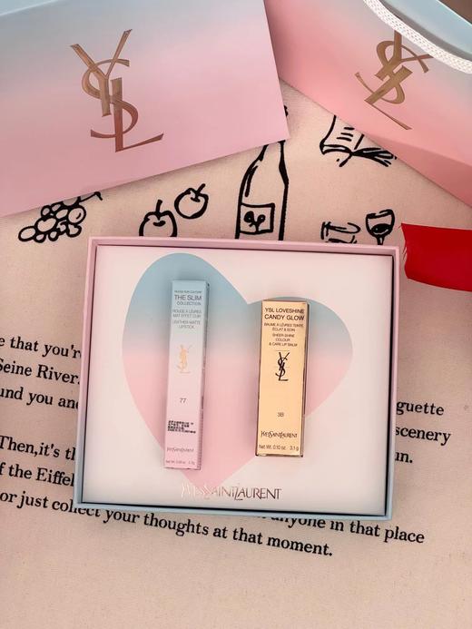 F012826情人节礼物仪式感~圆管马卡龙口红两件套 商品图7