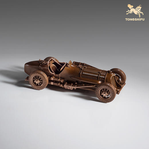 铜师傅 见微系列《不朽之旅（D款）》机车模型 创意家居紫铜摆件 商品图5