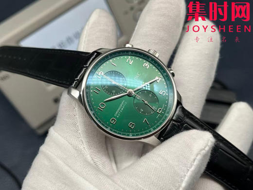 ZF万国葡萄牙计时系列IW371615 绿海王 ZF葡计V2版透底款 葡计背透款 丹东7750机 男士腕表 商品图3