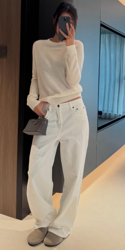 女款阔腿牛仔裤长裤ba021 商品图3