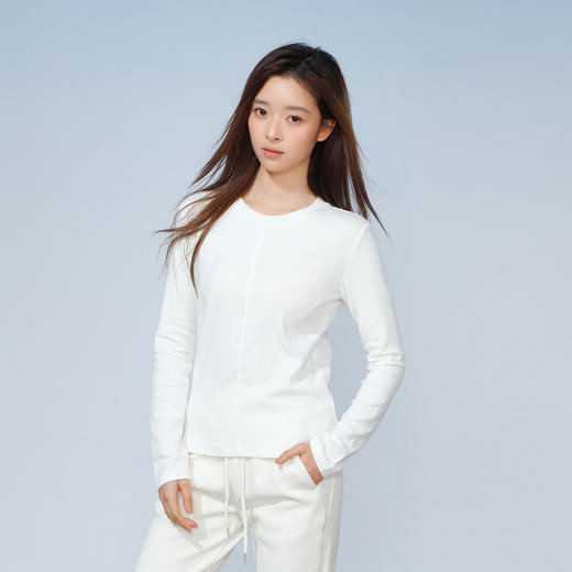 基本款中缝明线小开叉T恤-纪念日百货门店同款169644856 商品图1