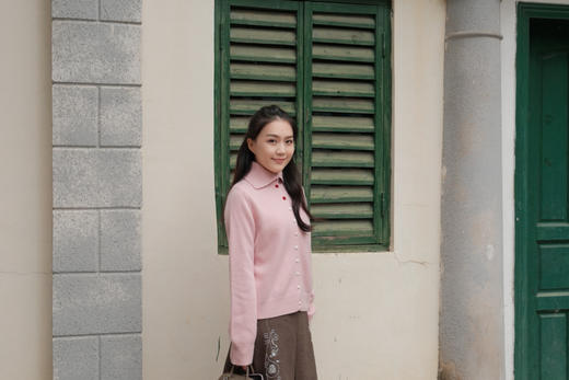 鸢尾探影|法式复古印花半裙 商品图4