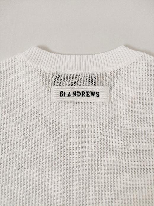 St家新款春夏女士薄款针织背心来啦！渠道高品质❗️圆领正肩，修身的剪裁！上身简洁利落！修身显瘦！！！单穿搭防晒打底衫都能极大的提升品质感！ 商品图6