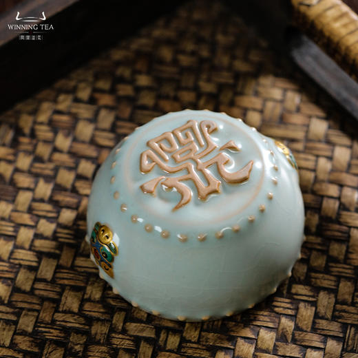 问鼎鼎峰系列天青猪首战鼓杯（诸事顺遂） 商品图4