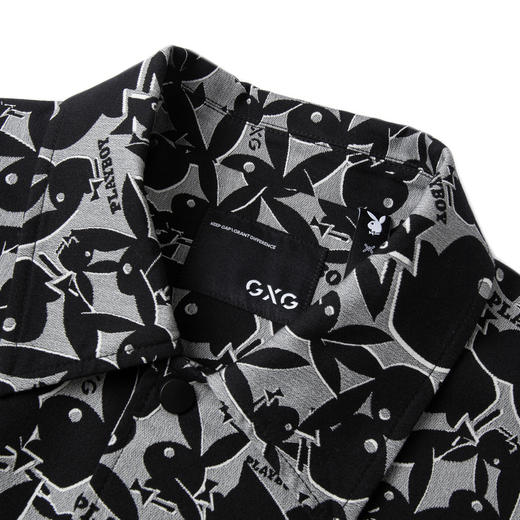 GXG男装 潮流时尚翻领夹克 提花满印休闲好搭夹克外套秋冬热卖GE1210248L 商品图3