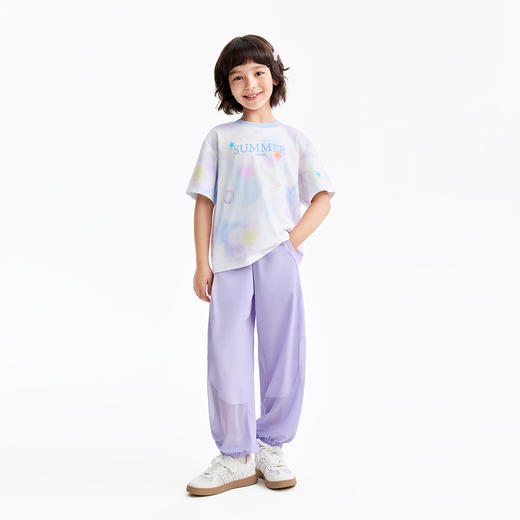 男女童全腰梭织单裤夏季新款安奈儿童装EM626558 商品图6