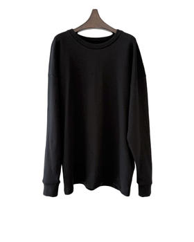 女款宽松圆领棉质卫衣he021