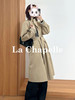 拉夏贝尔/La Chapelle英伦风垂感宽松显瘦风衣外套通勤休闲立领大衣 商品缩略图5