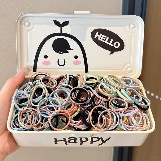 春节不打烊【高颜值小皮筋❗️高弹力不伤发】女童皮筋宝宝扎辫子头绳耐用发饰发圈头饰发绳。jc 商品图2