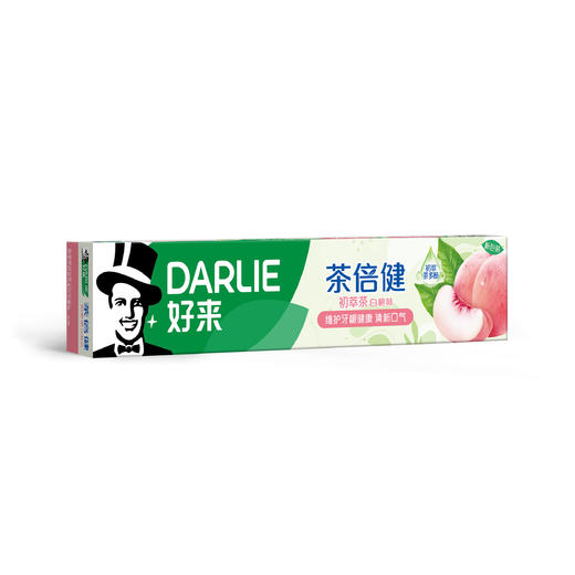 好来DARLIE茶倍健白桃味牙膏160g*2个 商品图4
