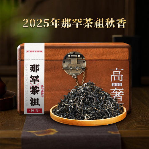 最后1箱！【那罕茶祖秋香】2025年那罕单株秋茶，原料来源于：那罕组46号茶农：李贵宏家，那罕片区蕞大古树，古粉特别福利，500克/份 商品图0