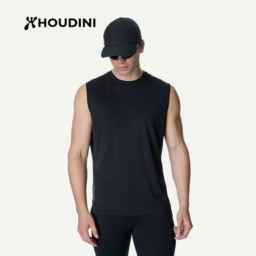 HOUDINI胡丁尼 Pace Air Tank空速男户外26夏新跑步健身无袖背心 840070 商品图7