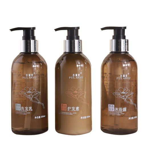 PULANSU朴兰素香遇白茶洗发水沐浴露护发素润肤露酒店专用洗护 商品图4