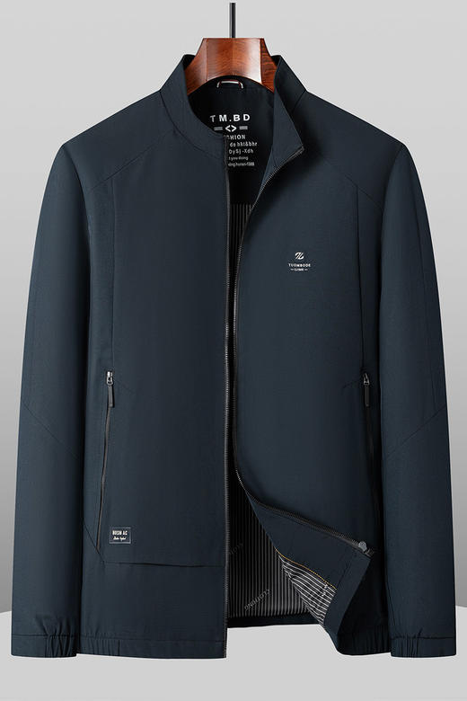 【DWP】大依优型大码男装春秋立领夹克外套加肥加大码休闲商务上衣外套 商品图5